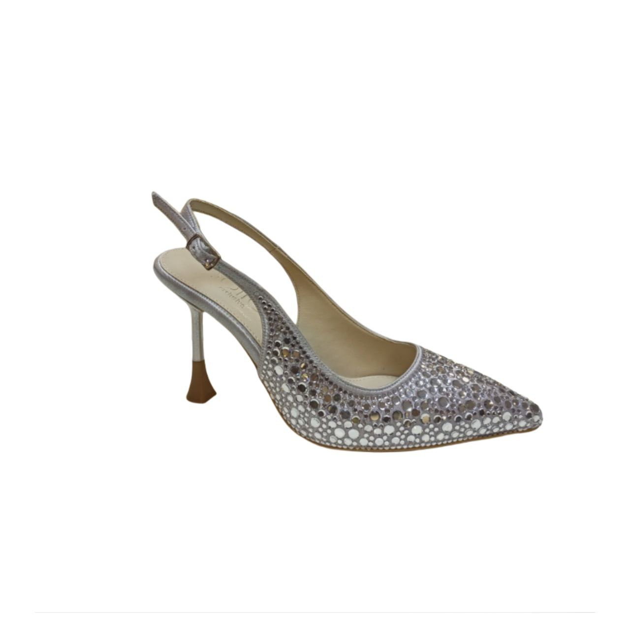 Embellished Slingback High Heel