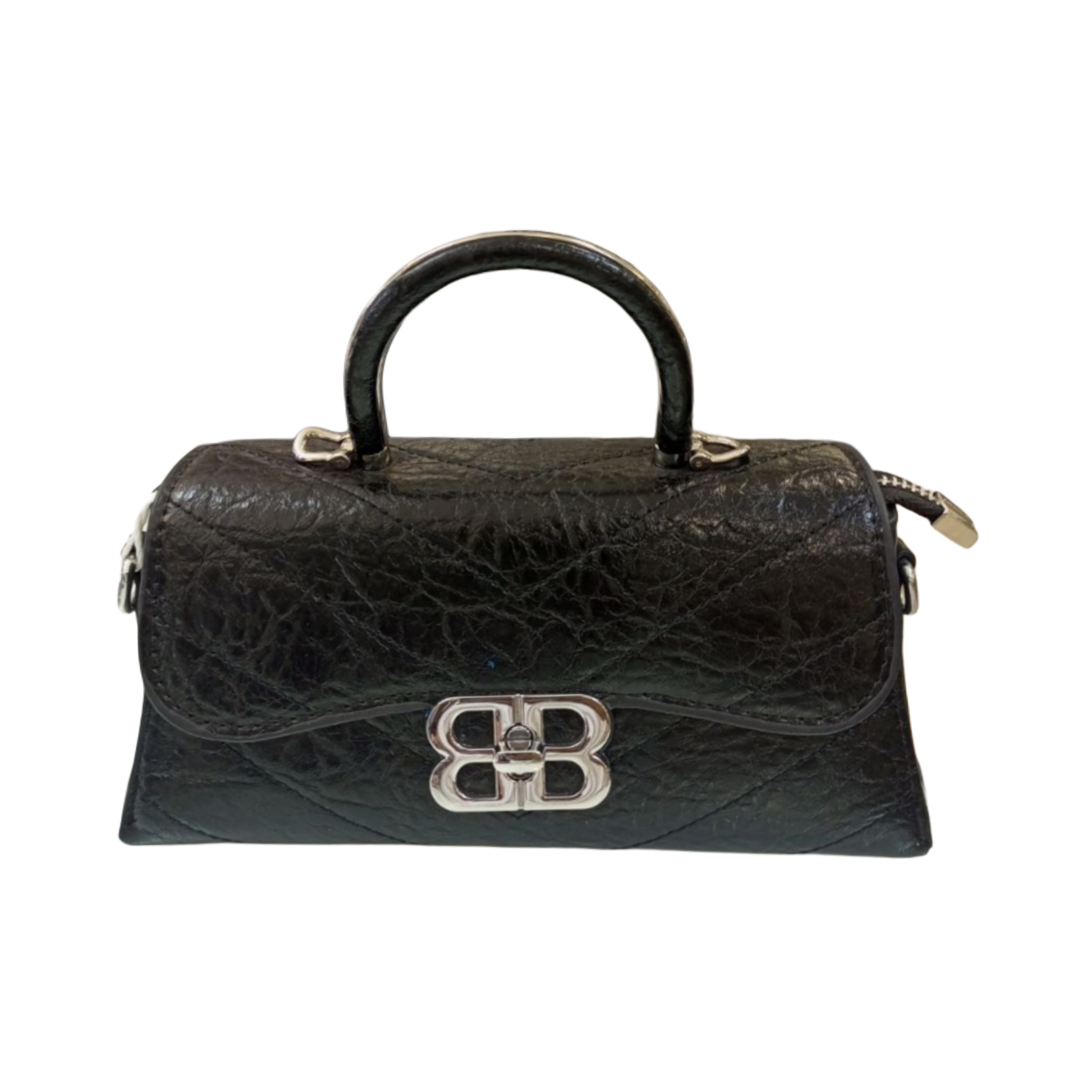 Black Leather Handbag