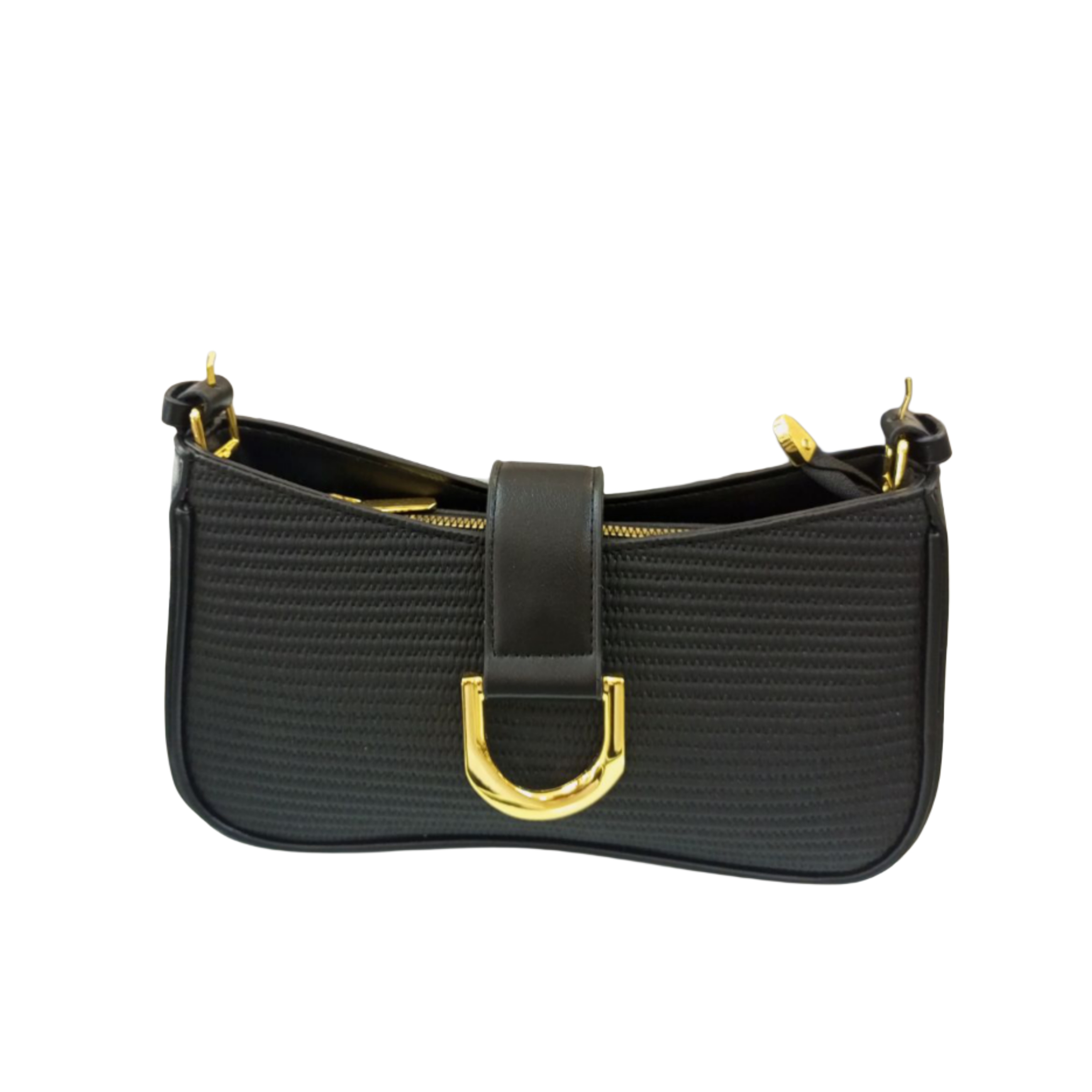 Black designer handbag