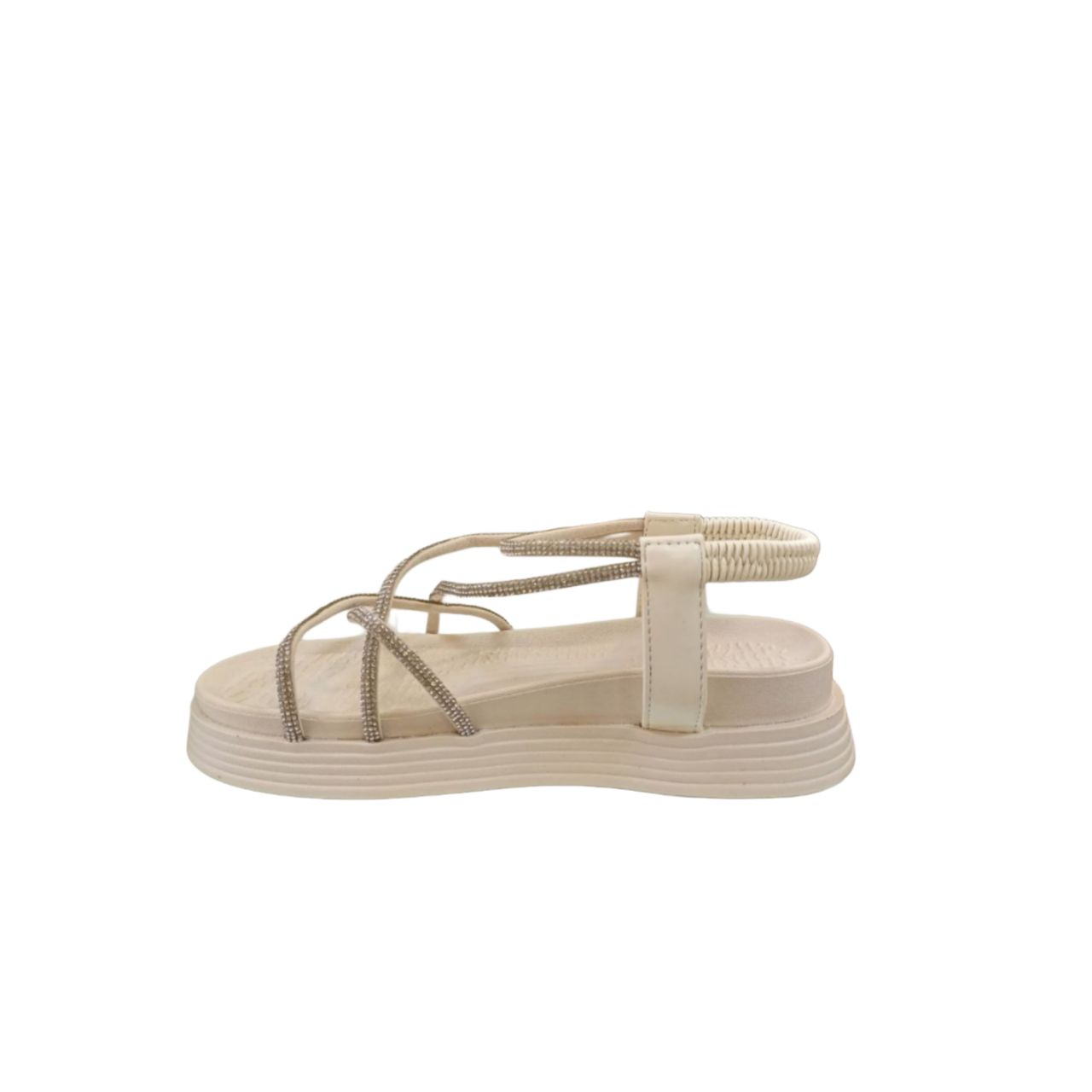 Beige Platform Sandal