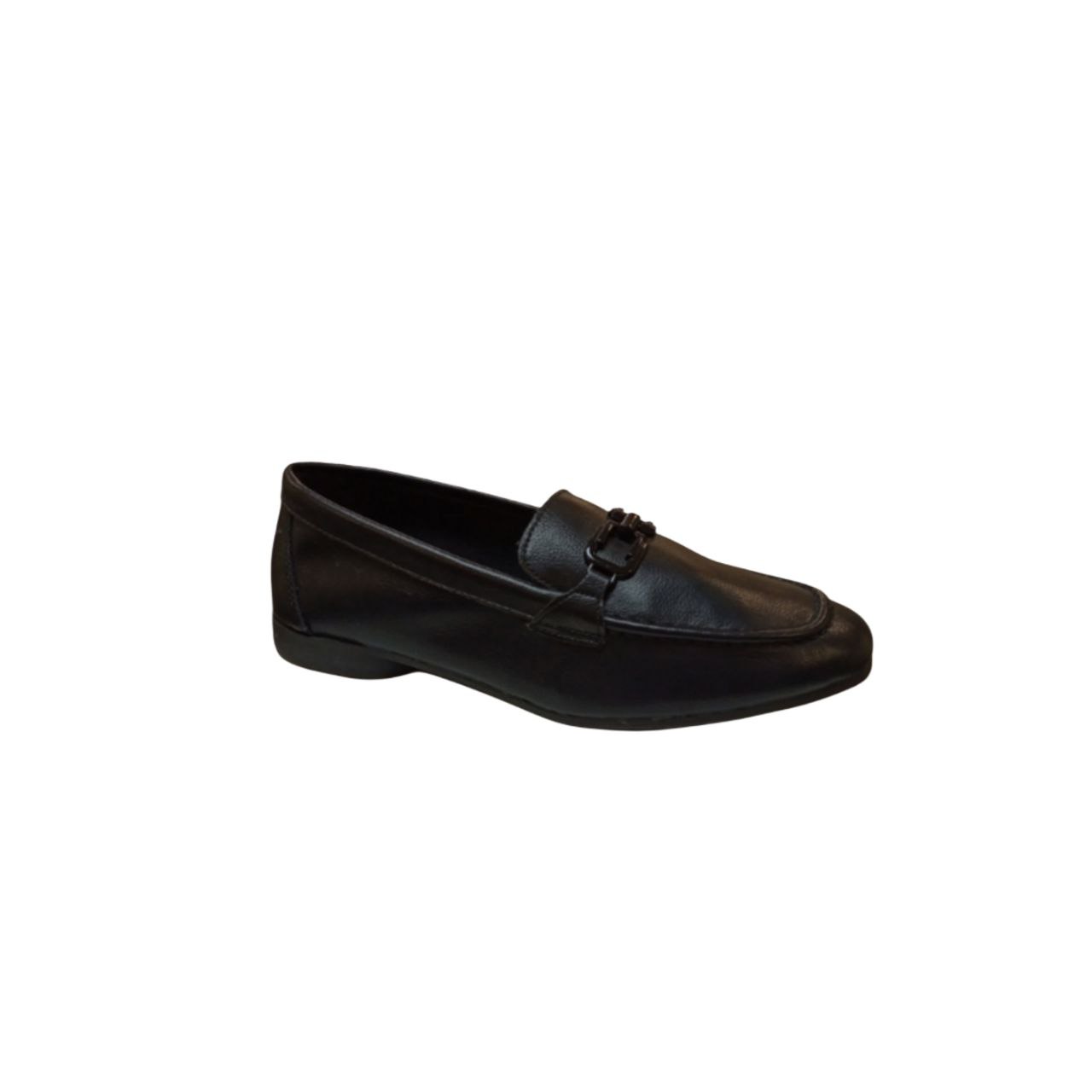 Black Leather Loafer