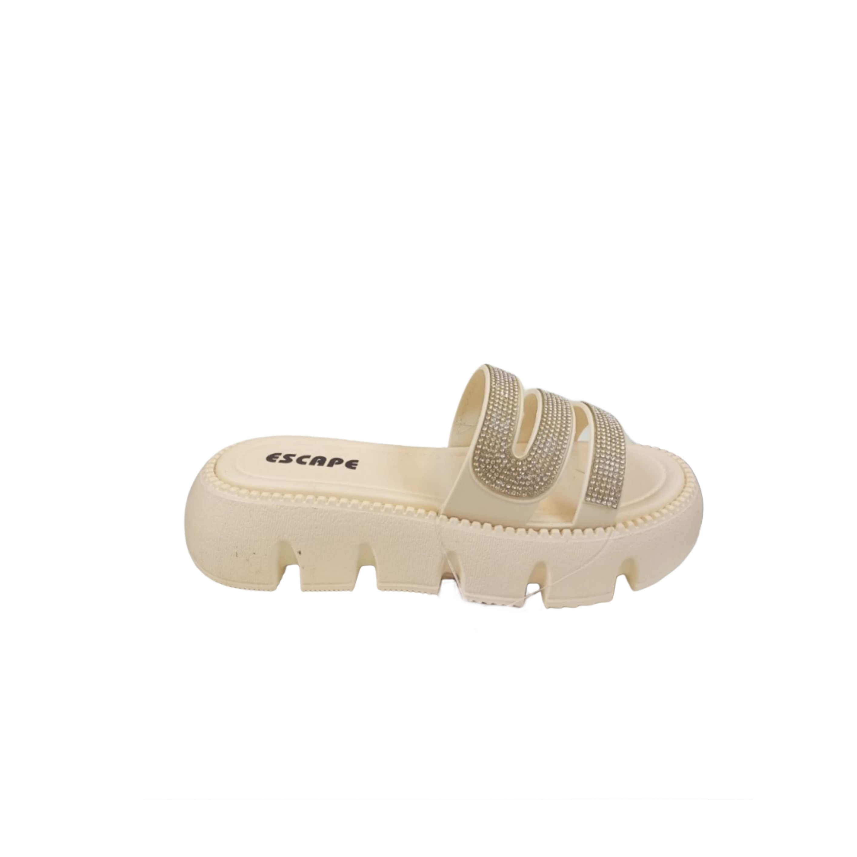 Women's Beige Platform Sandal