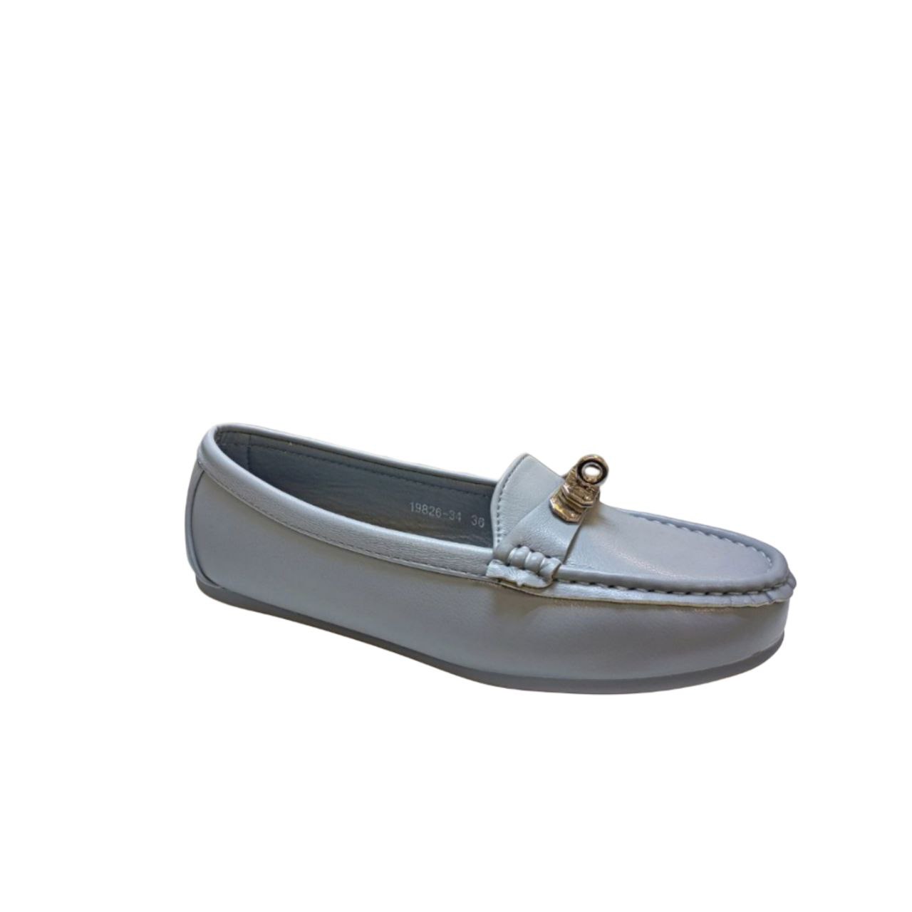 White Loafer Shoe