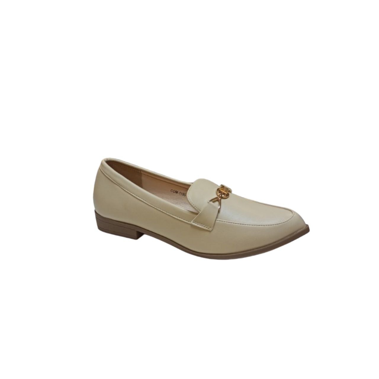 Beige Leather Loafer