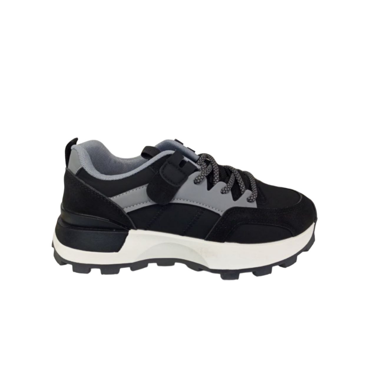 Black and Gray Sport Sneaker