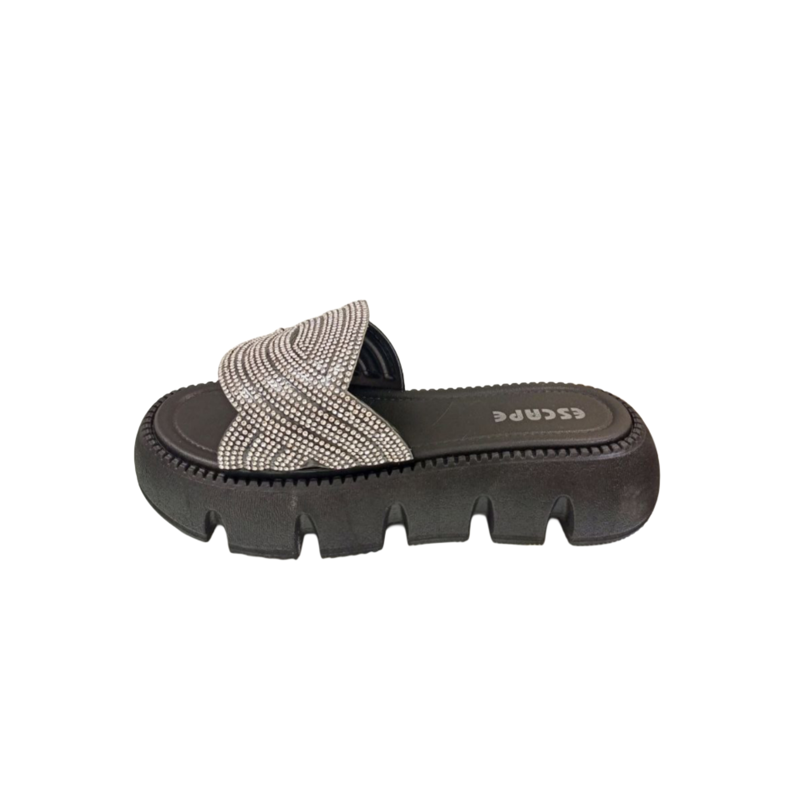 Women's Rhinestone Slip-On Sandal