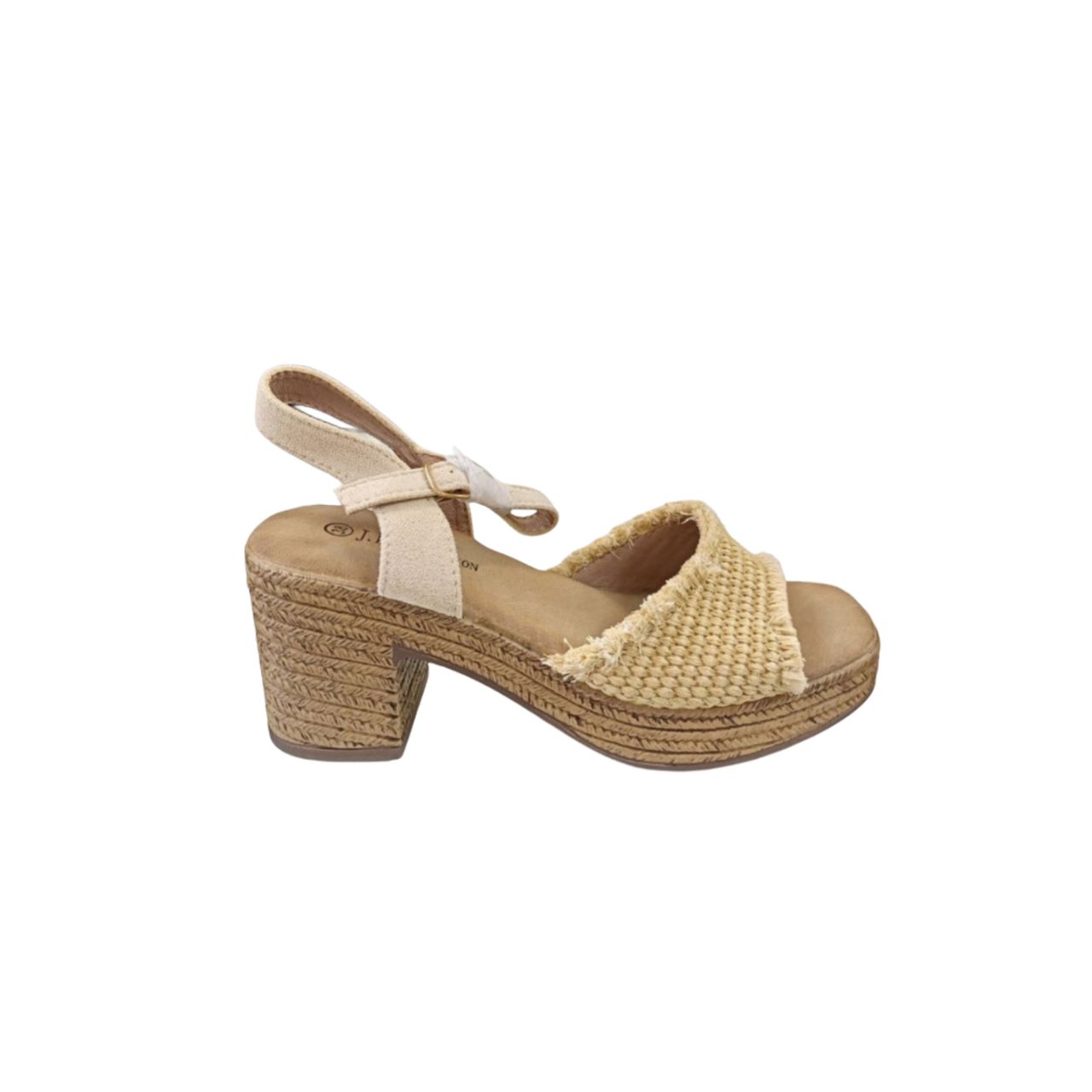 Women’s woven platform sandal