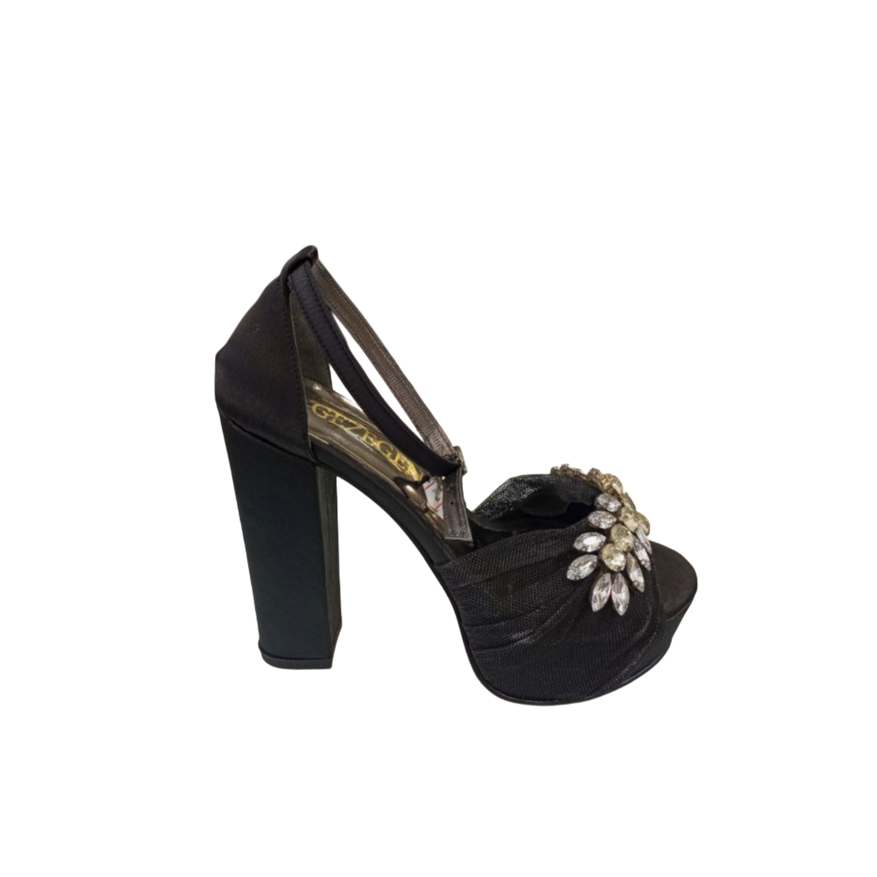 Black High Heel Sandal
