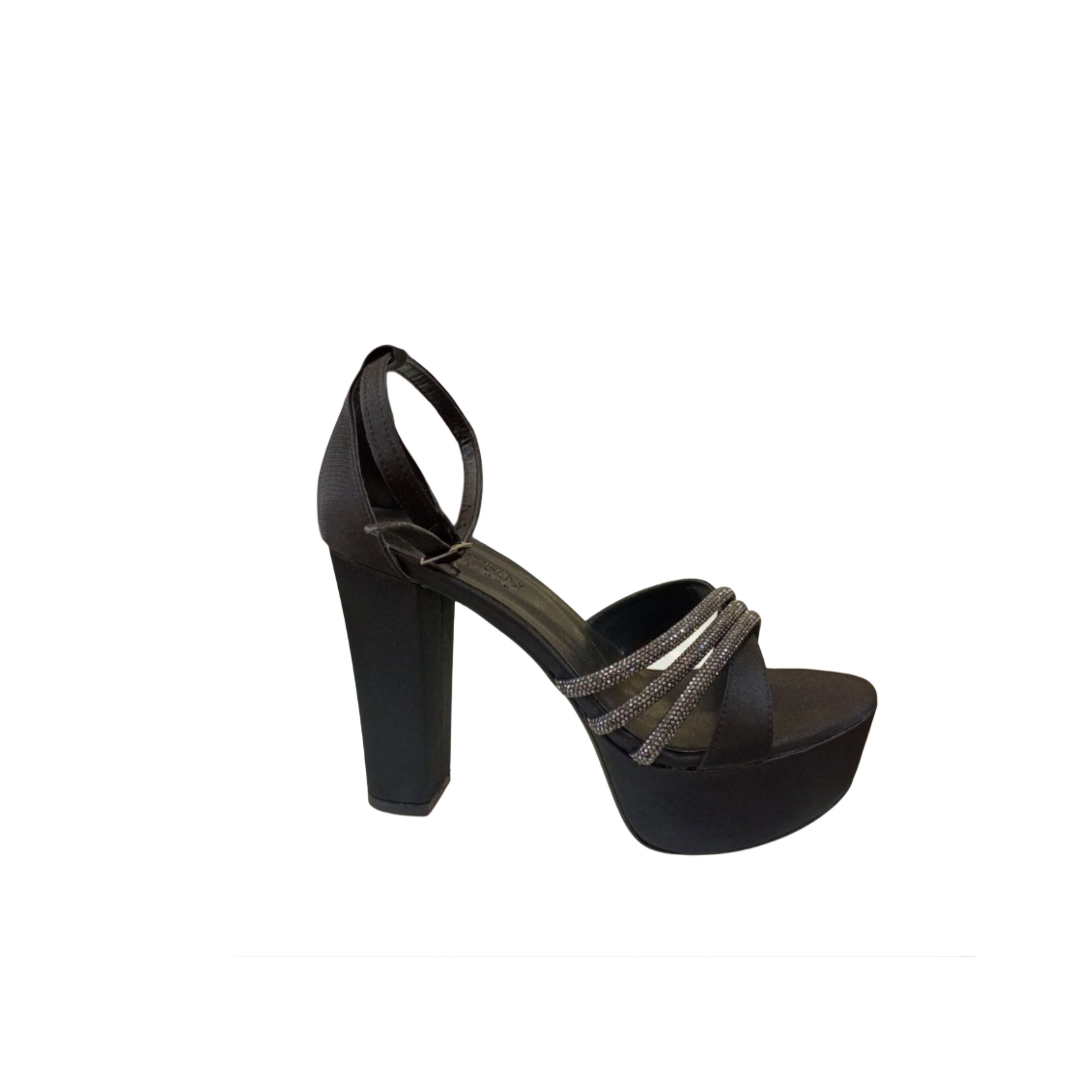 Black High Heel Sandal