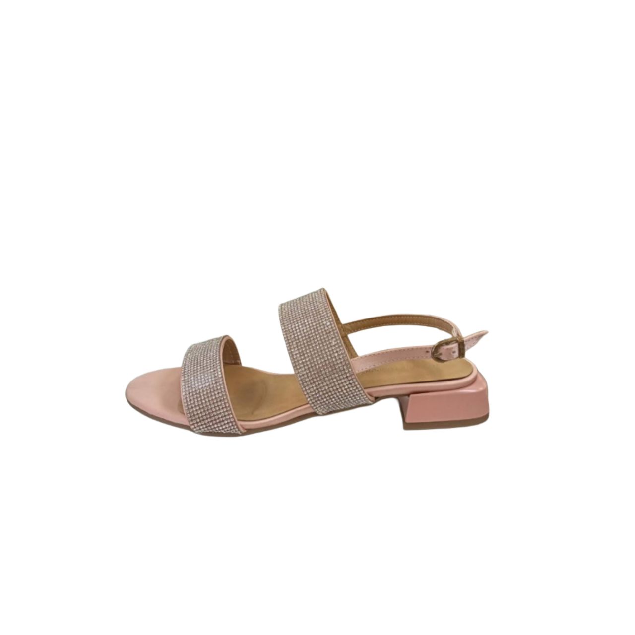 Women's Pink Sandal with Rhinestones