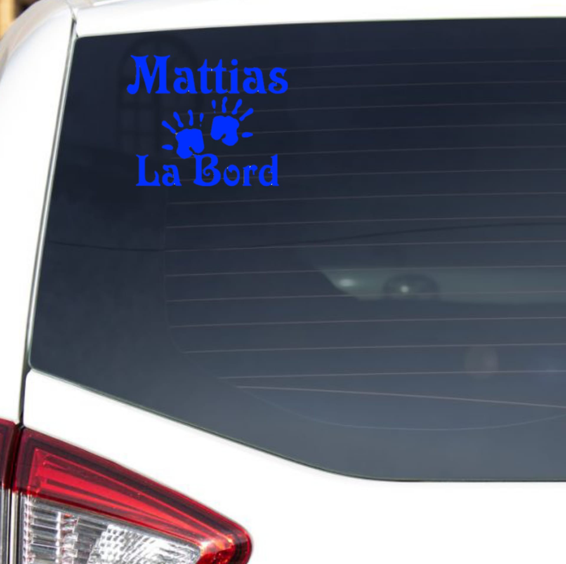 Stickere auto de tip "Baby on Board", personalizate