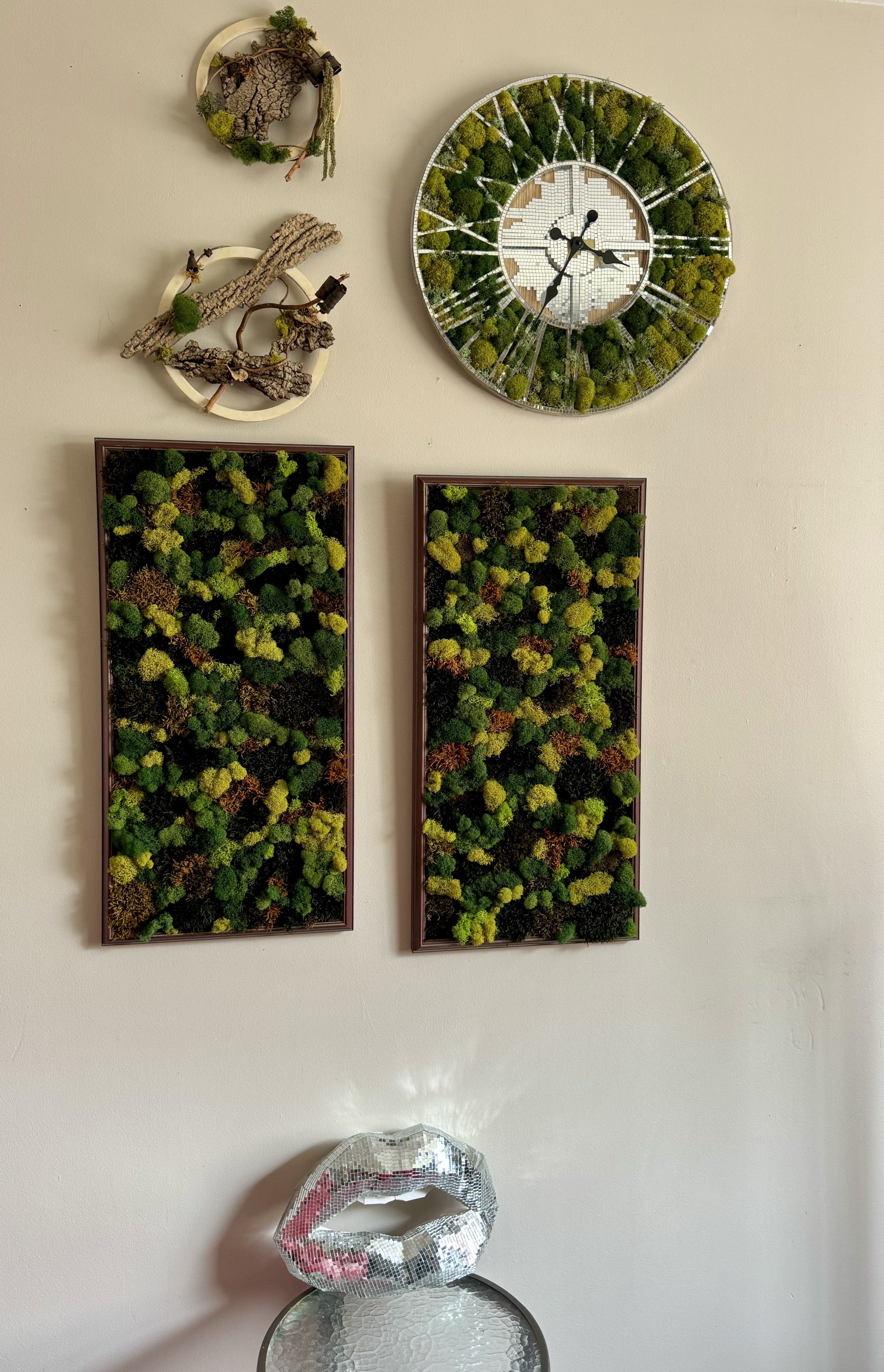 Decorative Moss Wall Art Panels