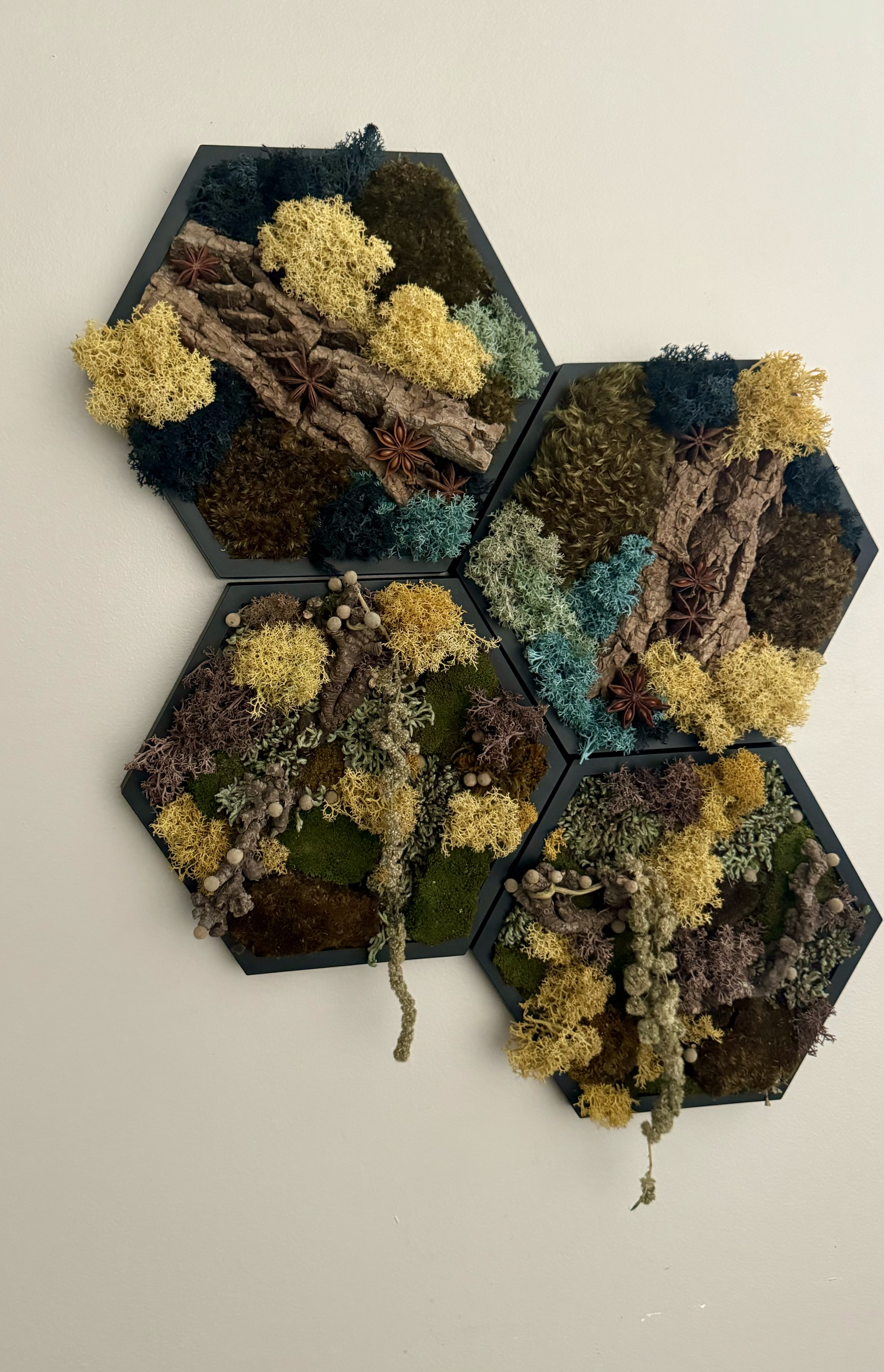 UNFETTERED NATURE MATRIX MOSS HEXAGON (5” SIDE)