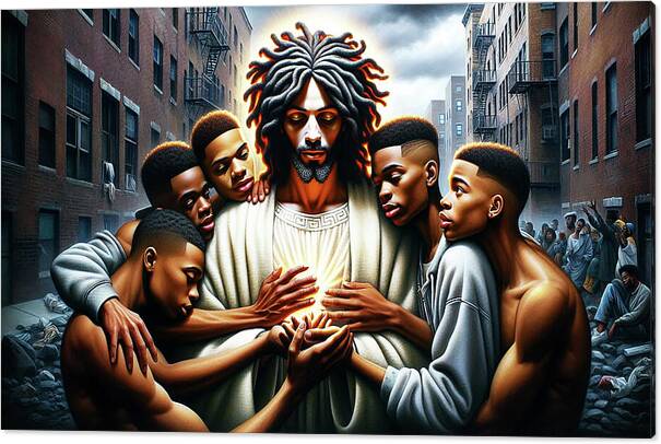 Inspirational Urban Art Canvas