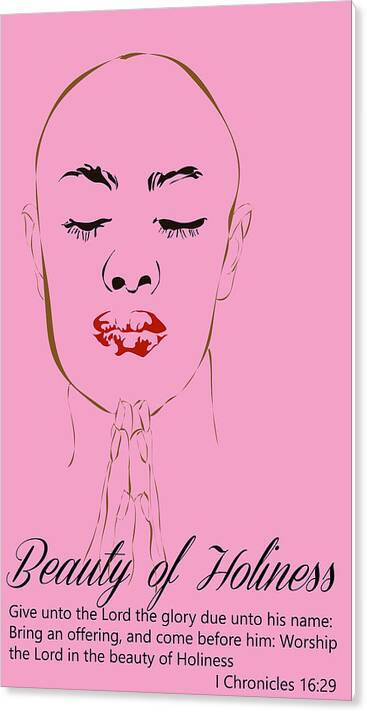 Beauty of Holiness Canvas Print