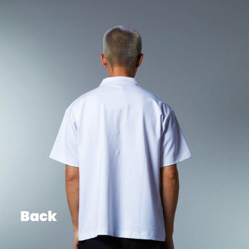 Shirt Knitted Ponte Snap Button | Baju Pria | Kemeja Pria