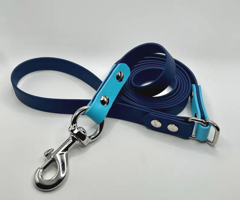 Navy 2-toned Biothane Leash