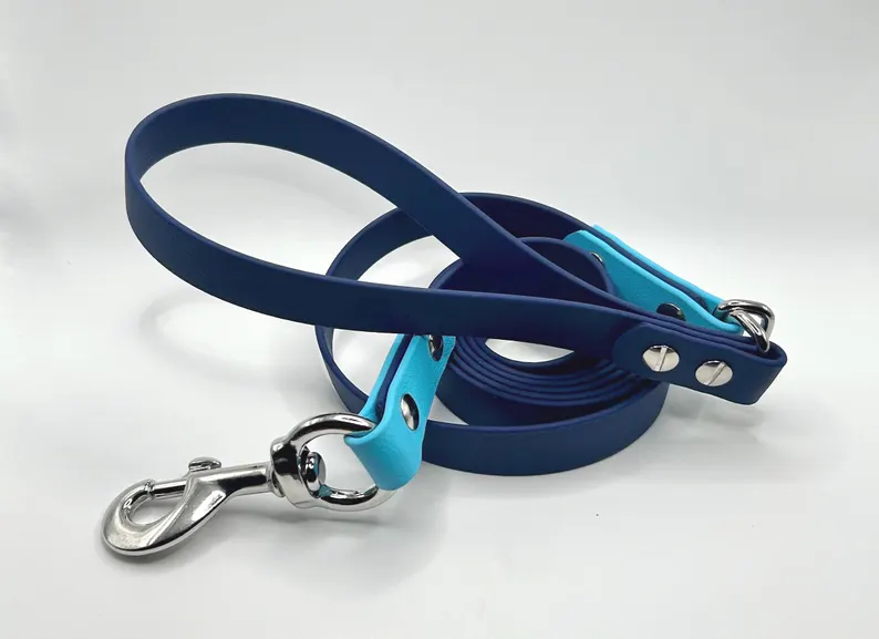 Navy 2-toned Biothane Leash