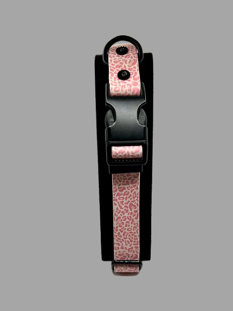The "Ceeva Cheeta" Cheeta Print Biothane Collar