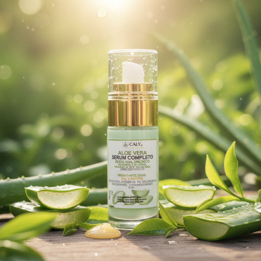 ¡Despierta tu Piel con CALY Aloe Vera Serum Completo!