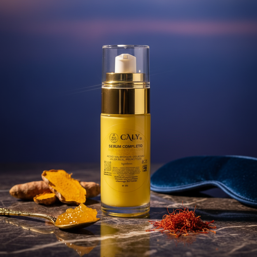 CALY Sérum Completo de Noche: Regeneración Nocturna para una Piel Eterna