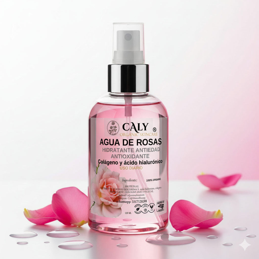 Agua de rosas CALY