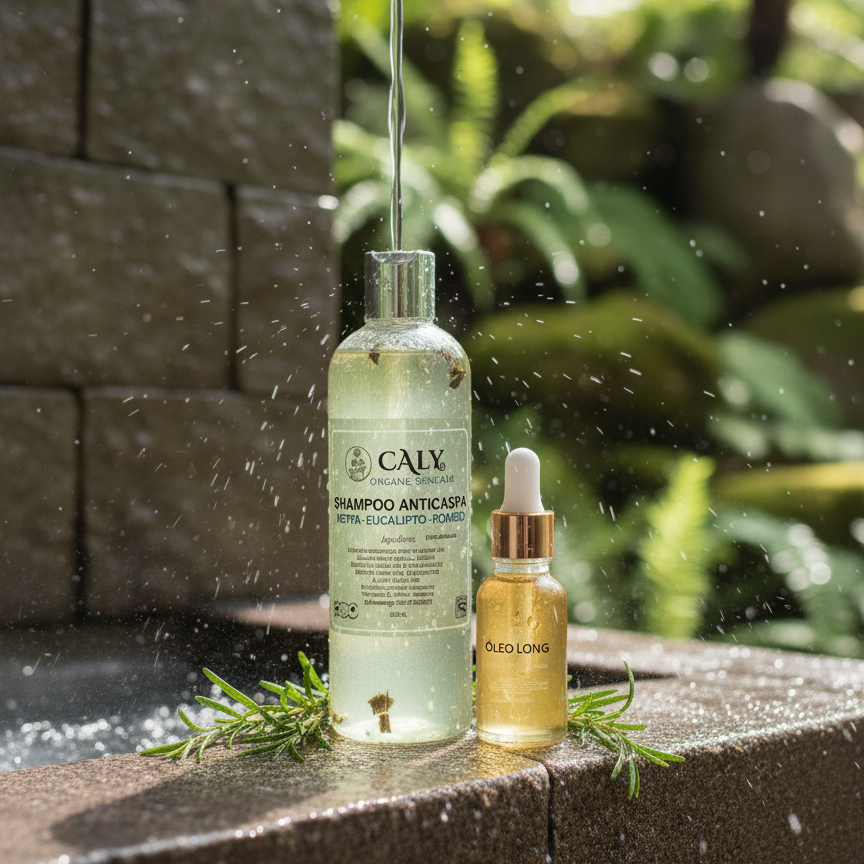 KIT Shampoo anticaspa CALY y Óleo Long