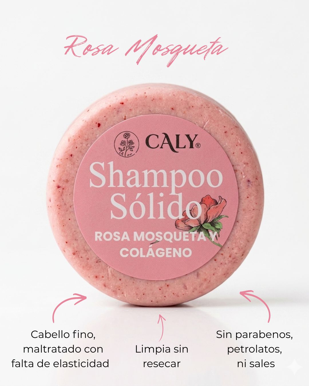 SHAMPOO SOLIDO ROSA MOSQUETA