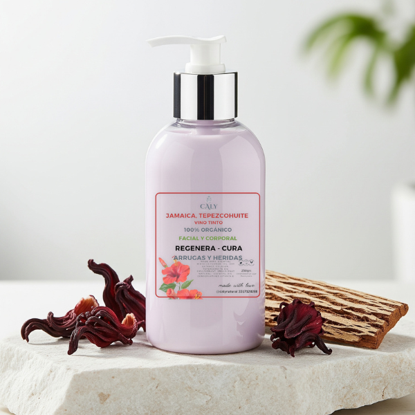 Crema facial y corporal orgánica Jamaica y Tepescohuite