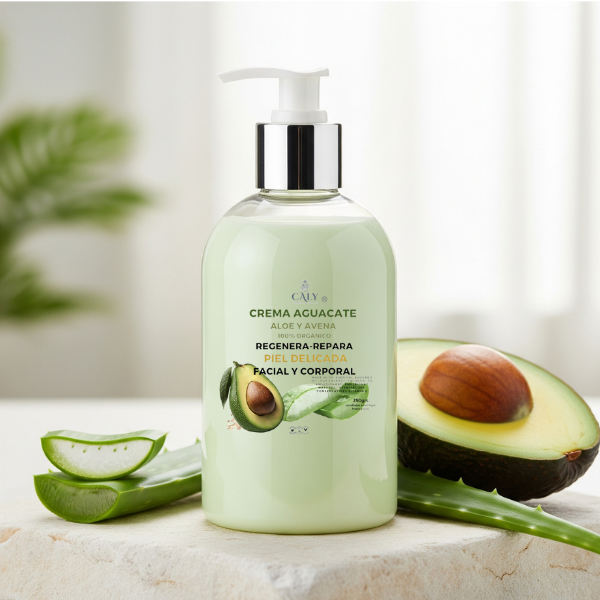 Crema De Aguacate y Aloe Vera