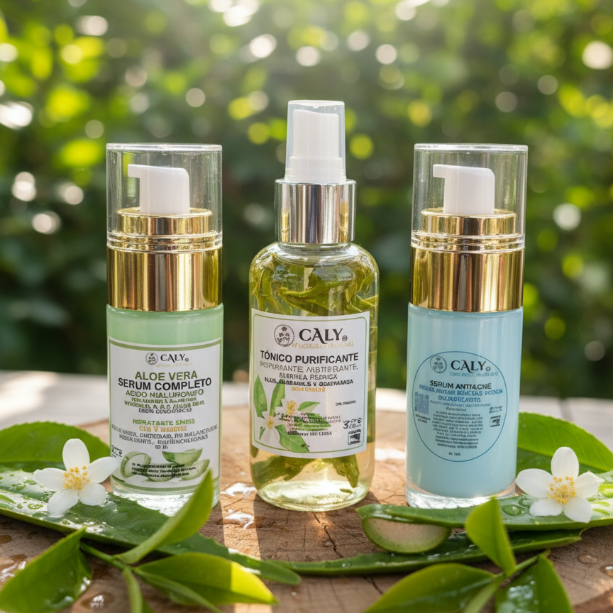 ¡Descubre la Piel Radiante y Libre de Acné con el Kit Esencial CALY Natural Beauty!