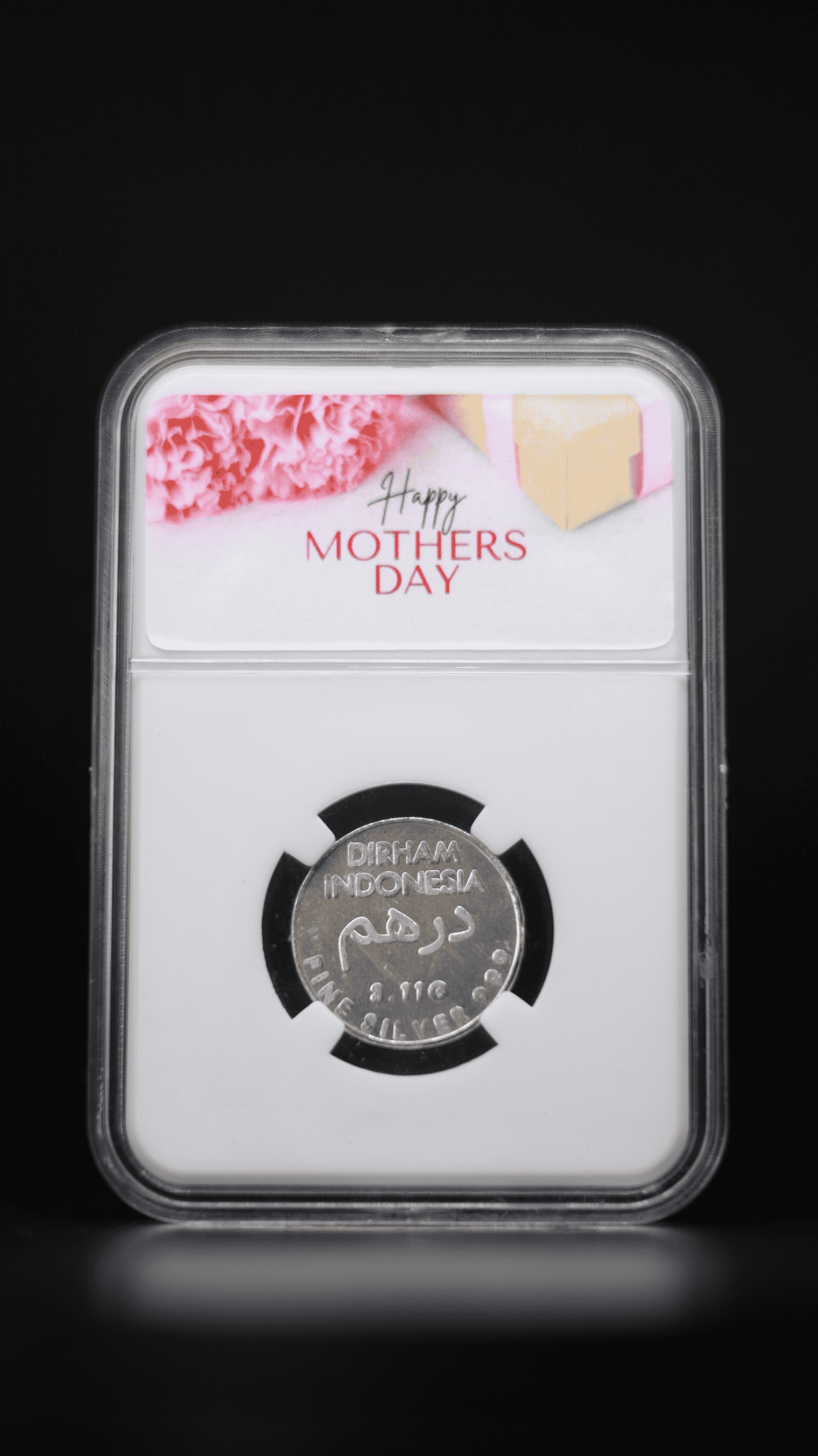 Hadiah / Gift Koin Perak Dirham Indonesia 3,11 gr - Happy Mothers Day