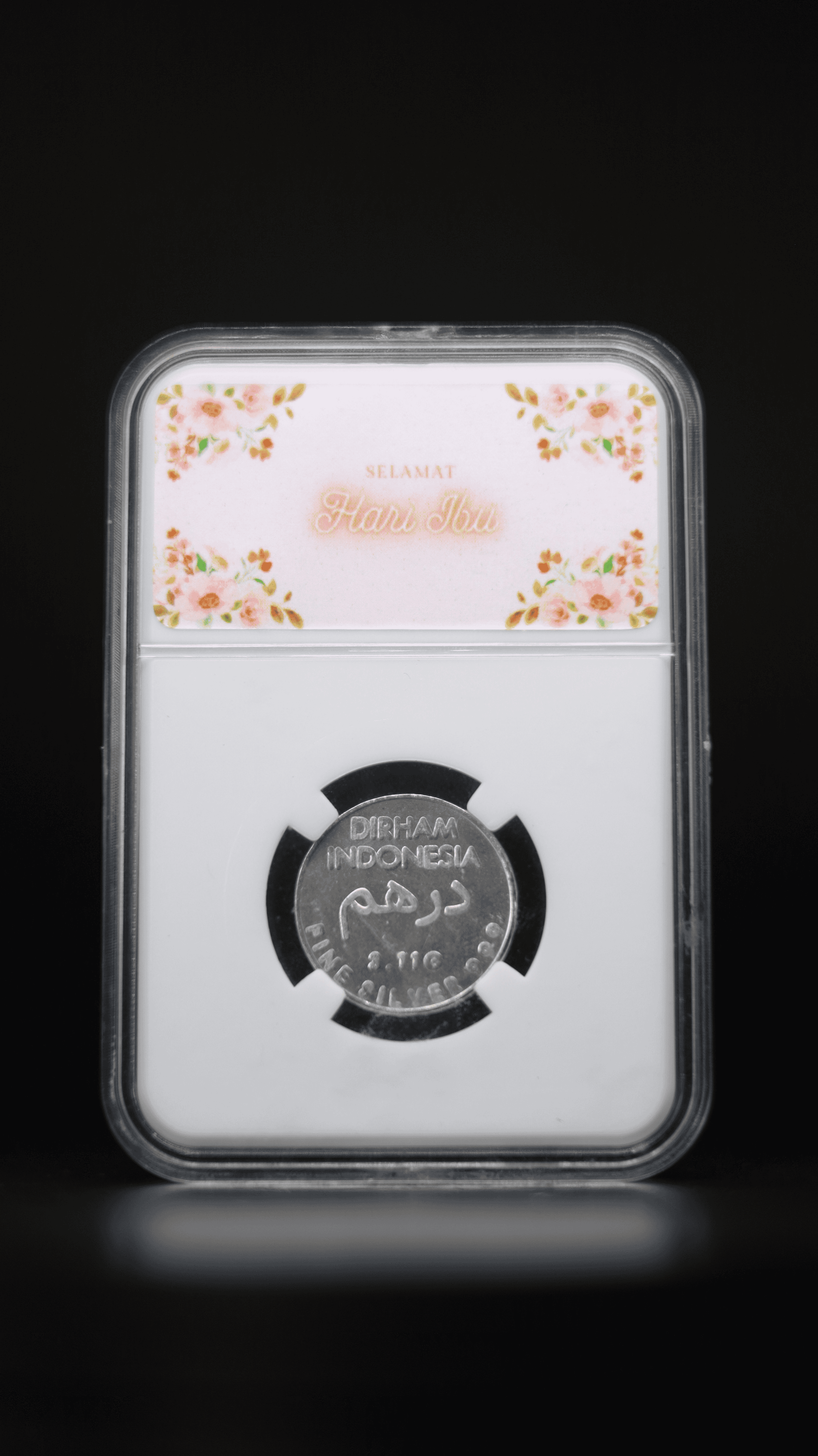 Hadiah / Gift Koin Perak Dirham Indonesia 3,11 gr - Selamat Hari Ibu