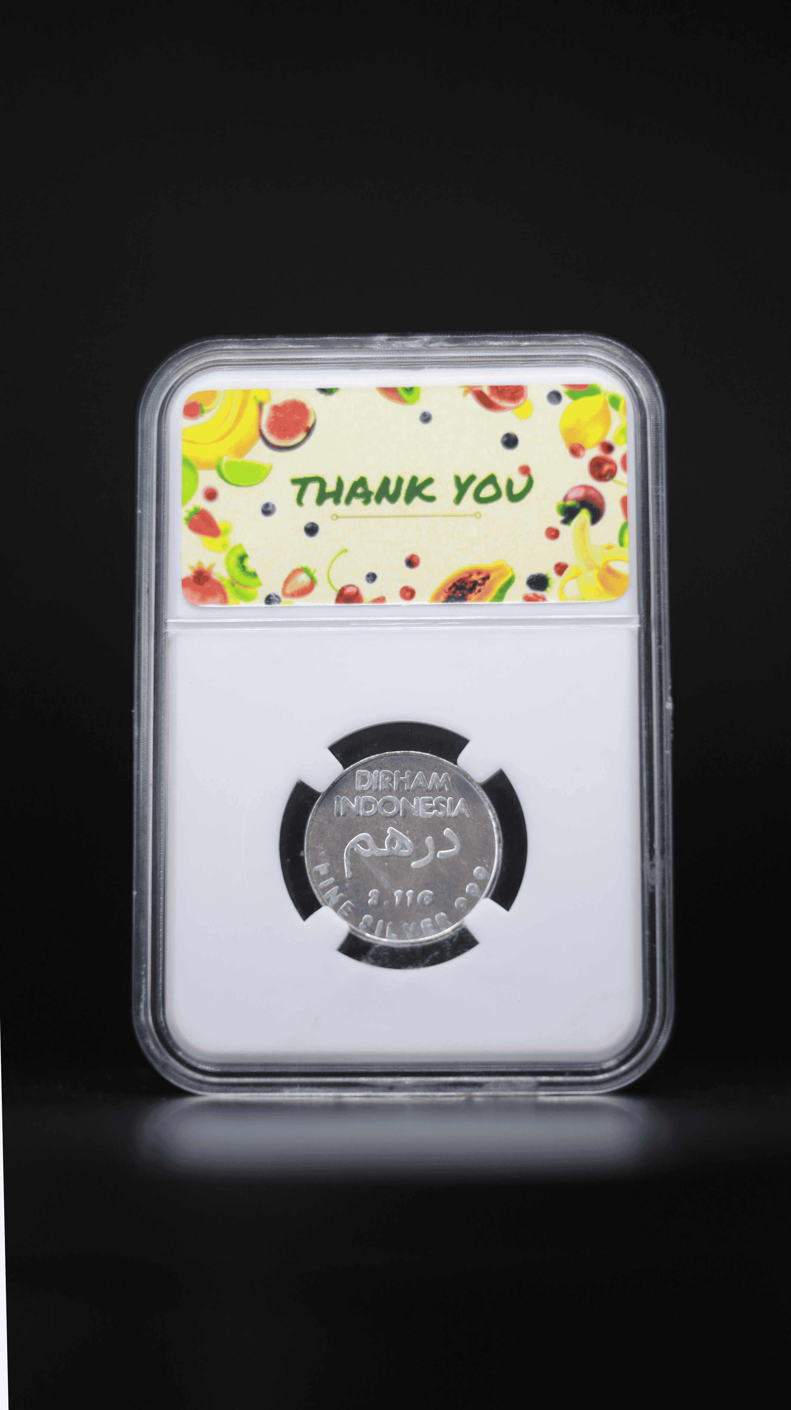 Hadiah / Gift Koin Perak Dirham Indonesia 3,11 gr - Thank You