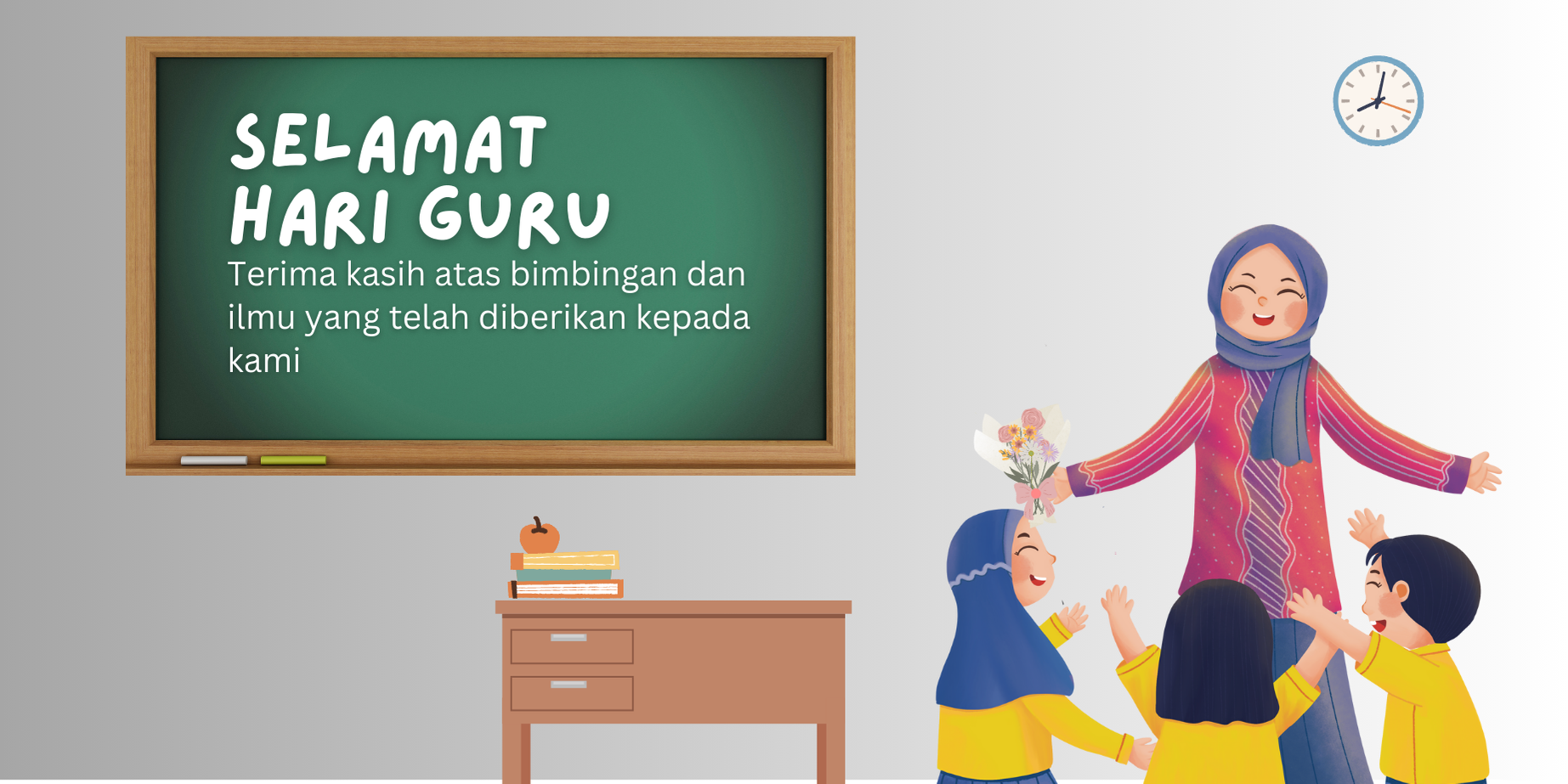 Hadiah / Gift Koin Perak Dirham Indonesia 3,11 gr - Selamat Hari Guru