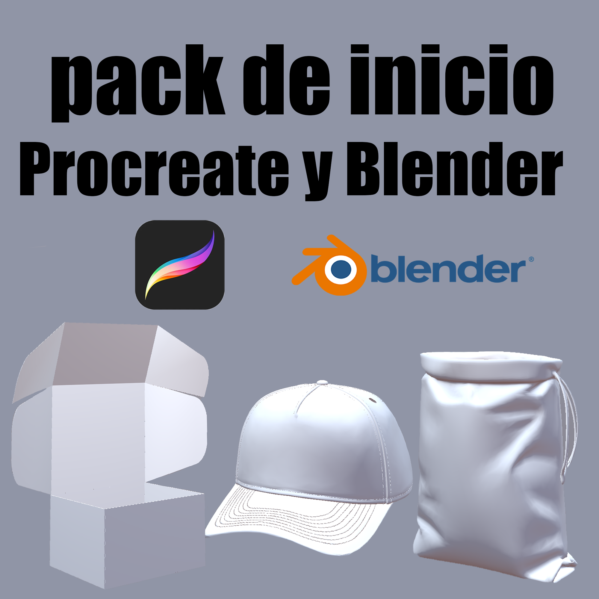 Pack de inicio (Procreate-Blender)