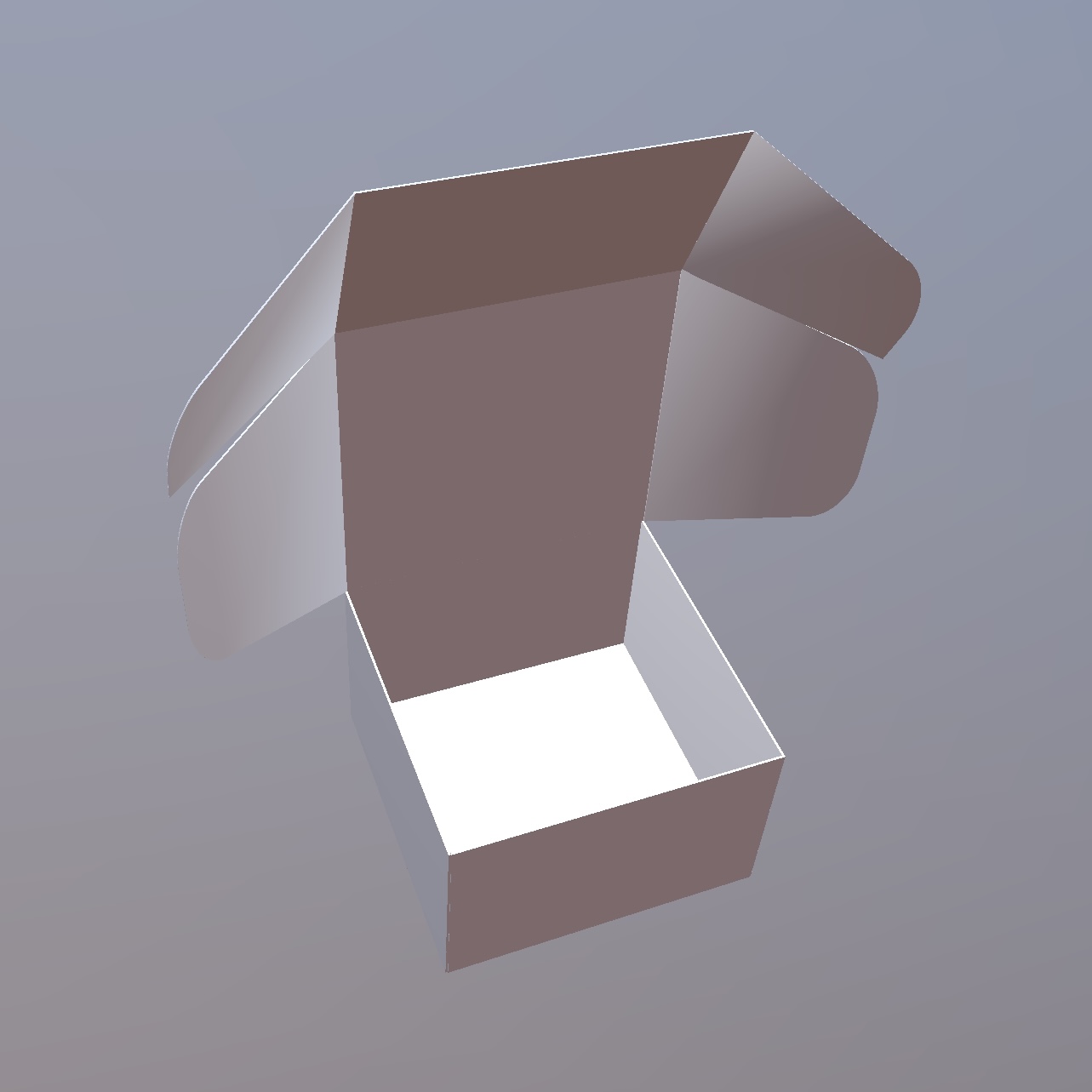 Box 3D Mockup-Procreate-Blender