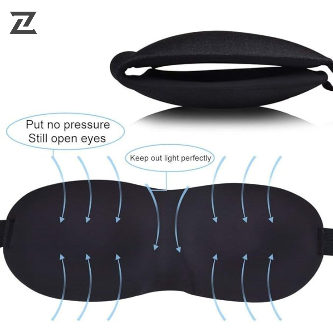 ZEXT Comfort 3D Contoured Sleep Eye Mask