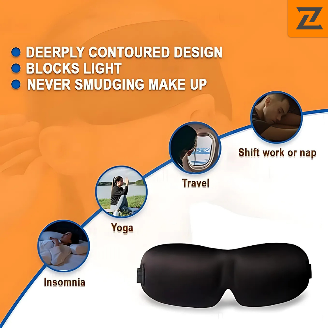 ZEXT Comfort 3D Contoured Sleep Eye Mask
