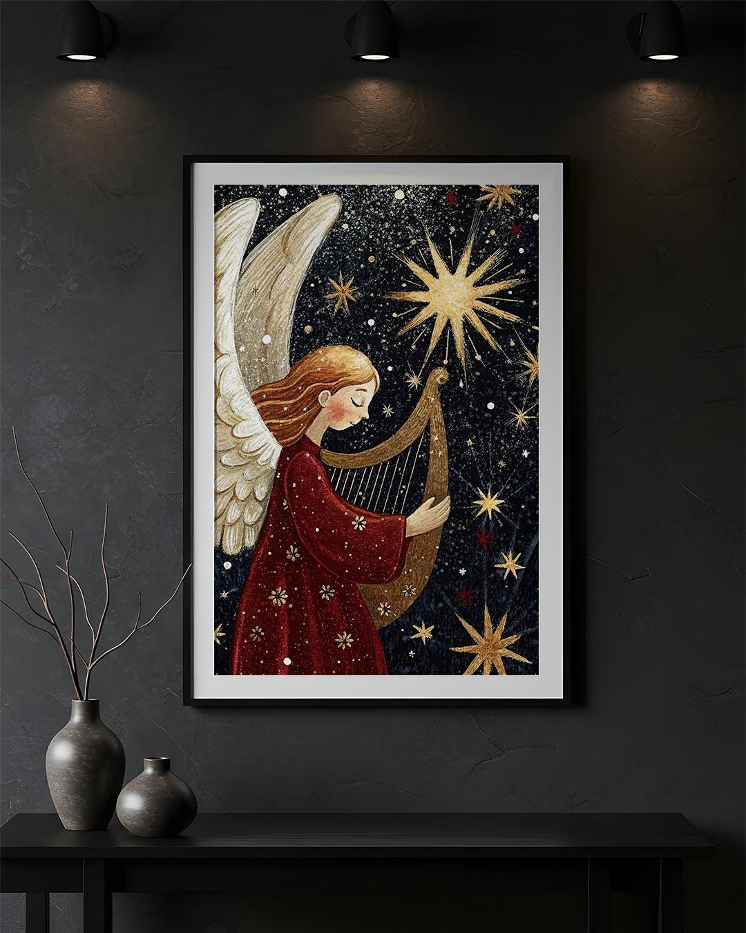 Vintage Christmas Wall Art Vol. 02- Scandinavian Holiday Decor- Winter Prints