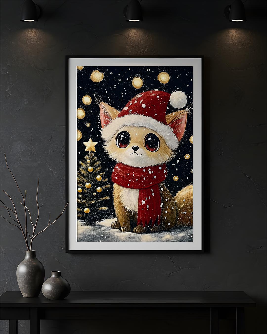 Vintage Christmas Wall Art Vol. 01- Cozy Winter Prints- Holiday Home Decor