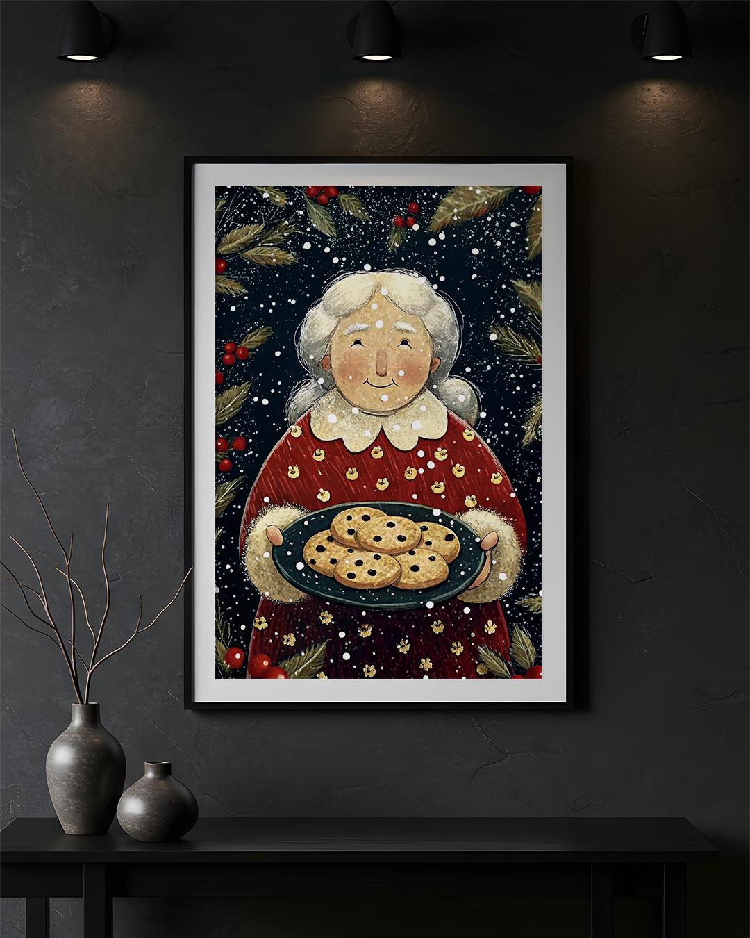 Vintage Christmas Wall Art Vol. 03- Gingerbread & Snowy Nights- Holiday Prints
