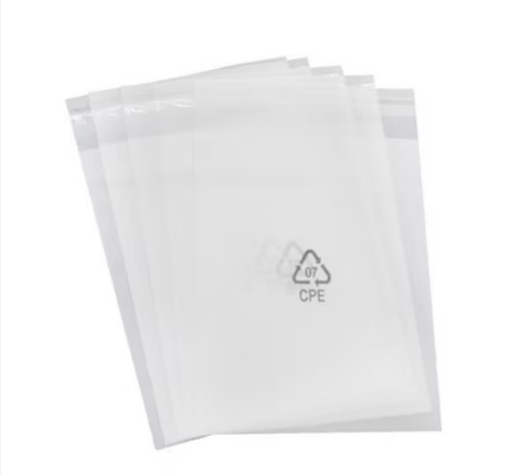 CPE Plastic Zip Bags