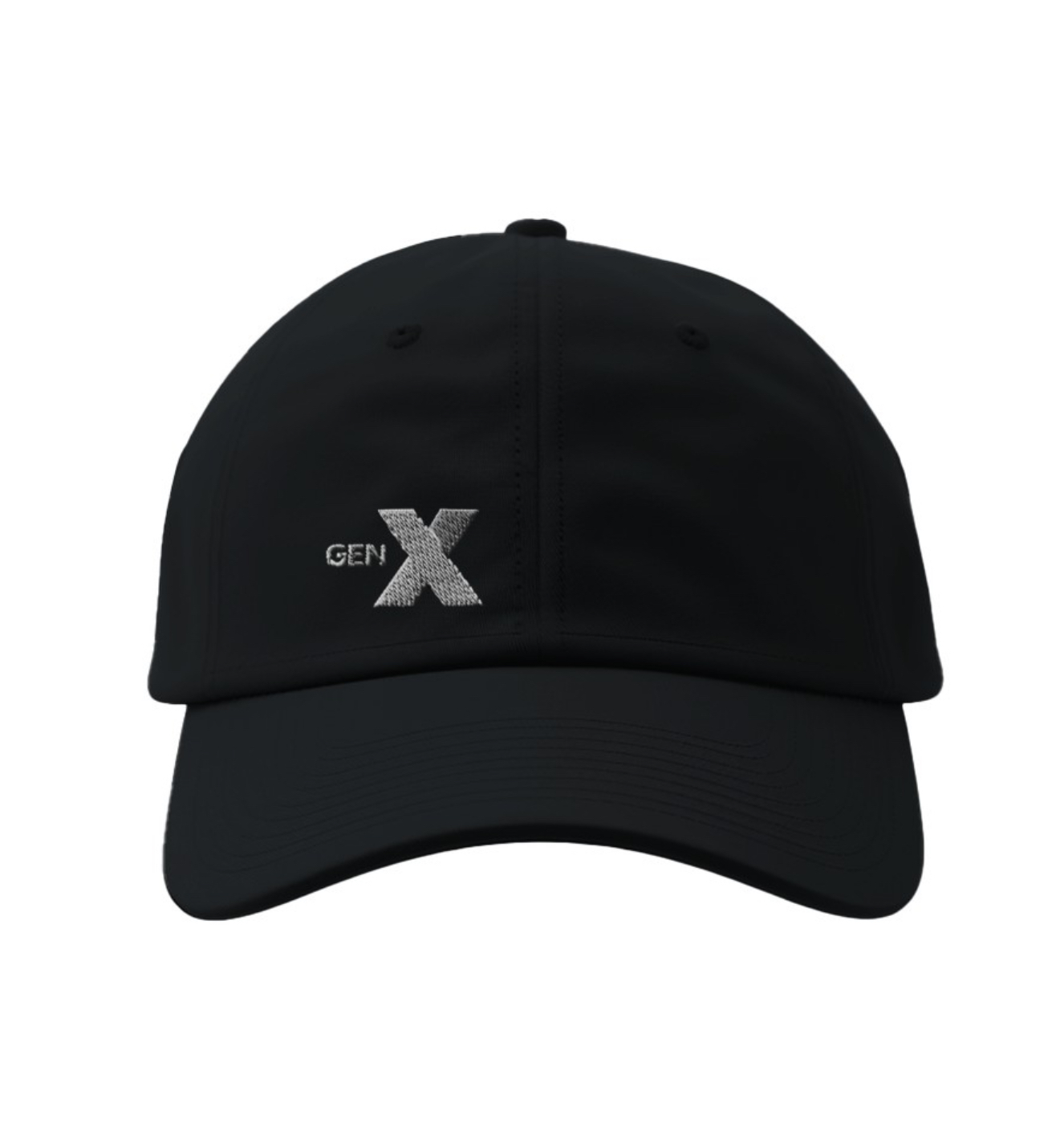 Gen X Black Baseball Cap
