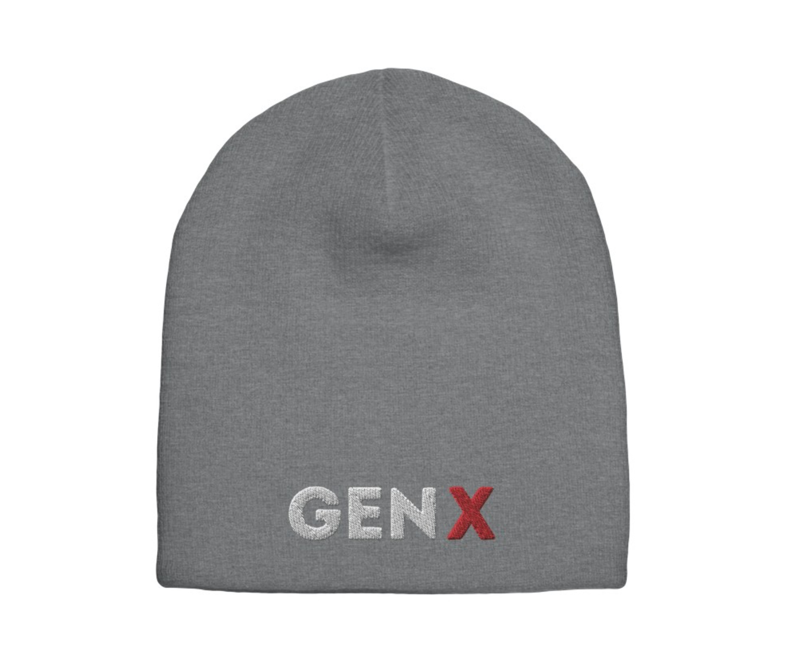 GEN X White Beanie