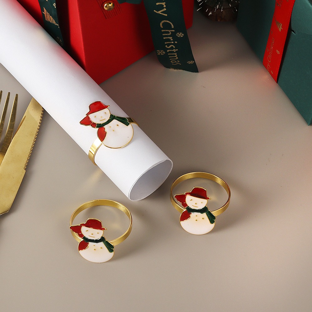 Snowman Napkin Rings