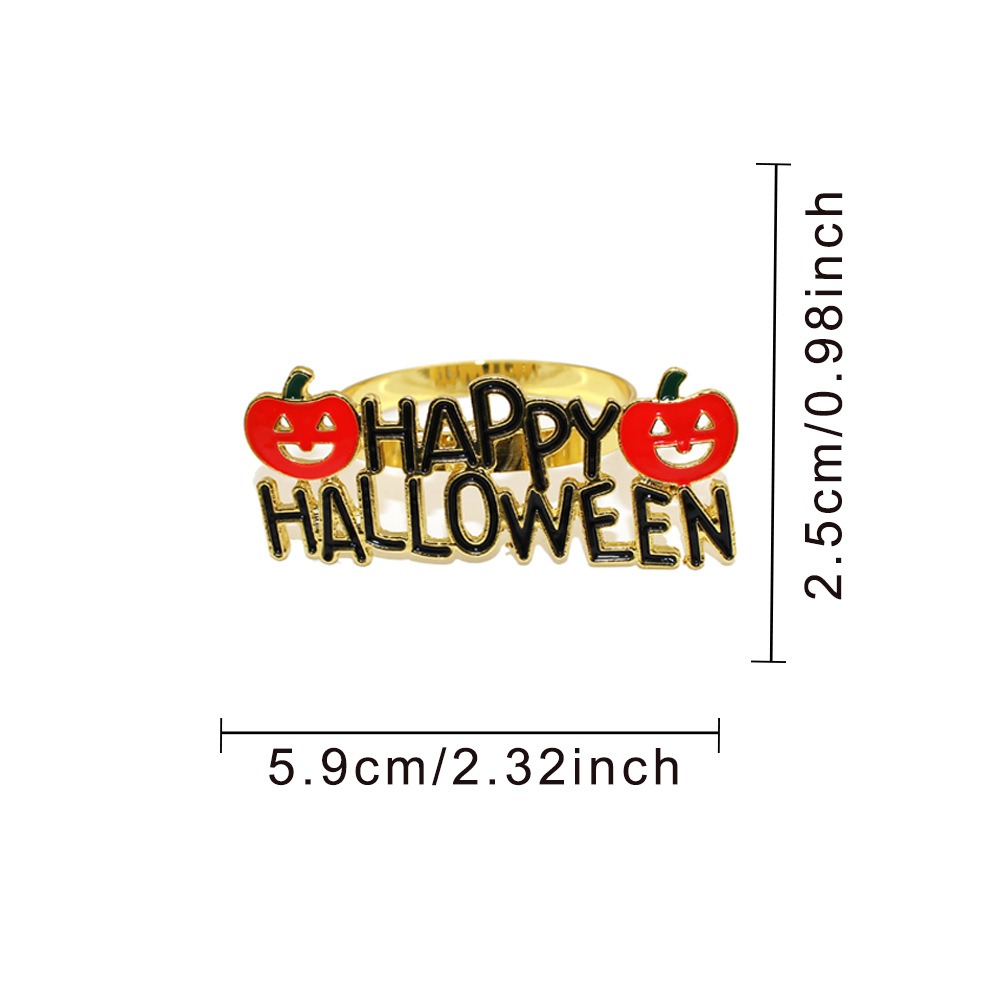 Happy Halloween Napkin Rings