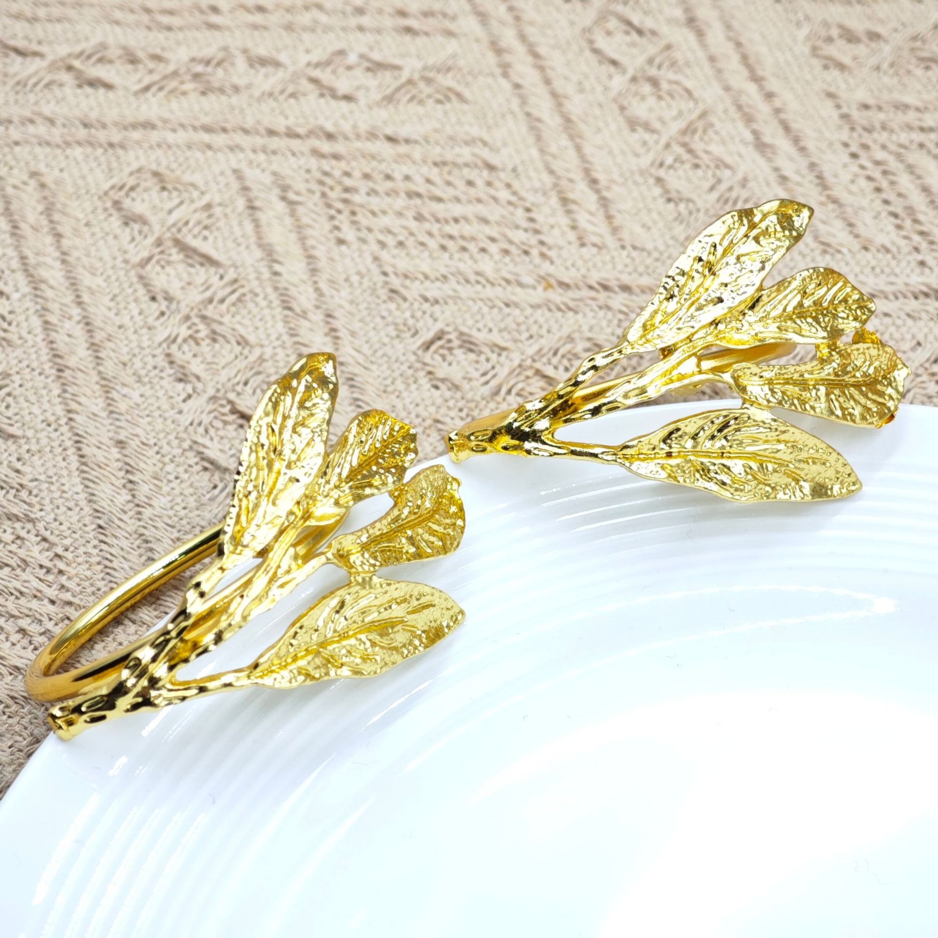 Olive Leaf Napkin Rings