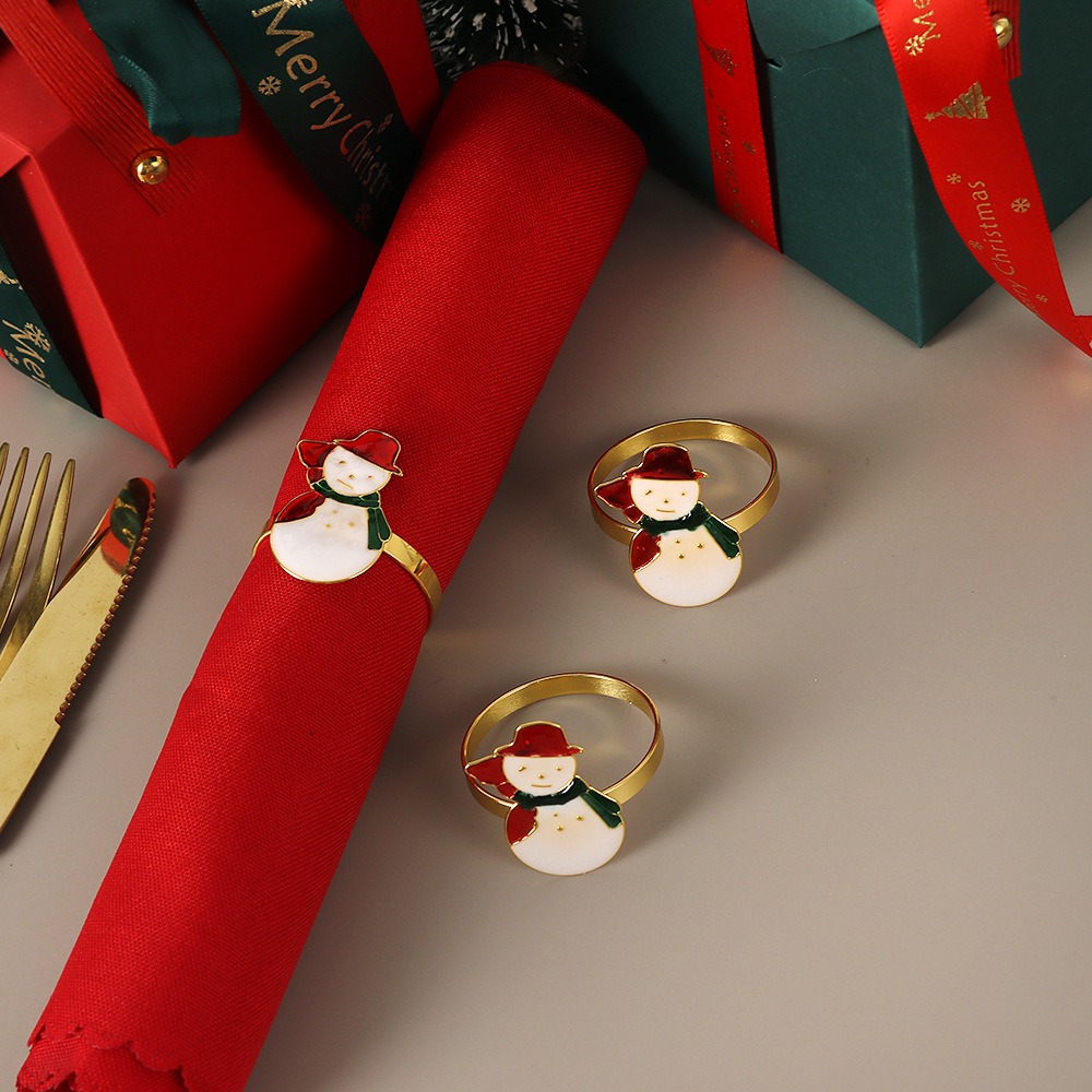 Snowman Napkin Rings