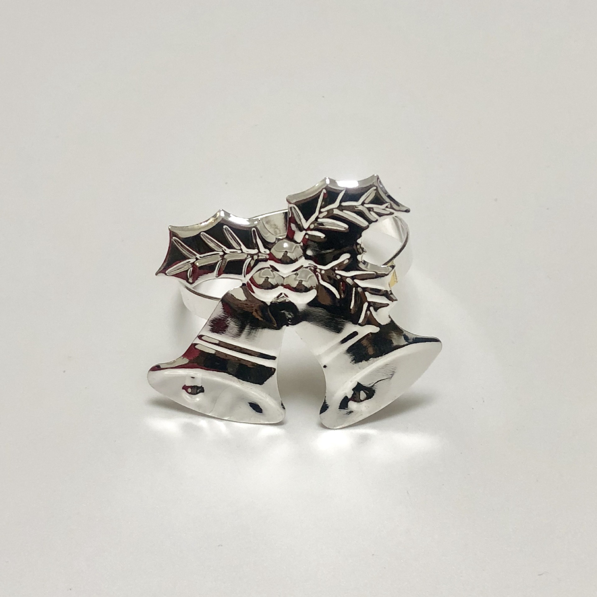 Silver Bell Napkin Rings